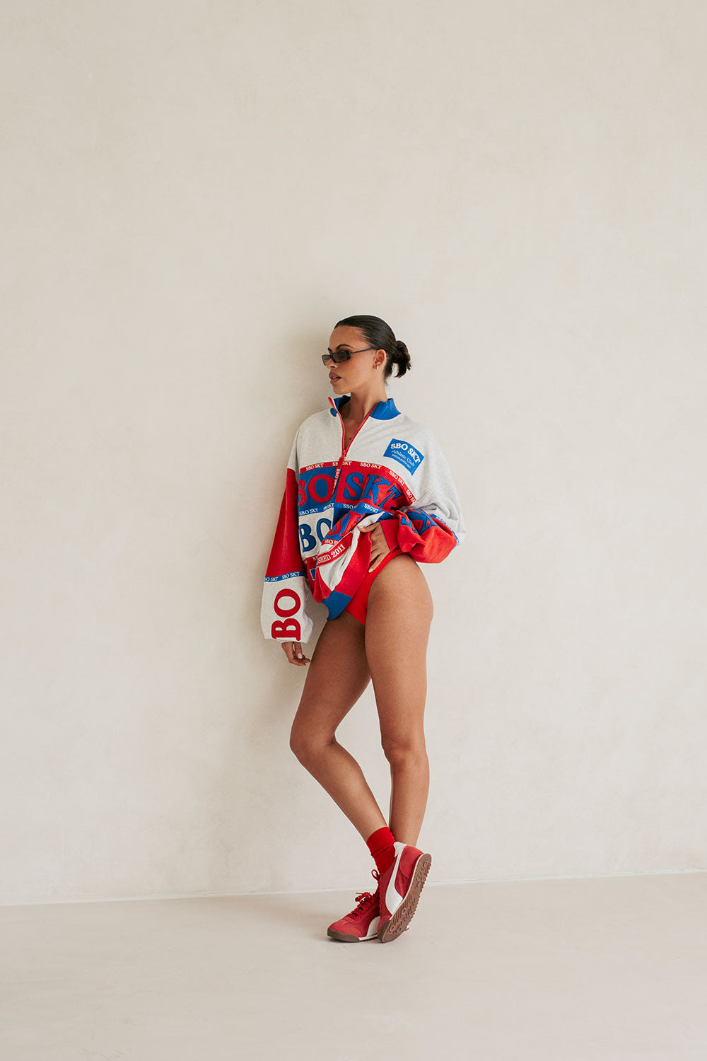 Atlanta Vintage Oversized Sweater - Fleece