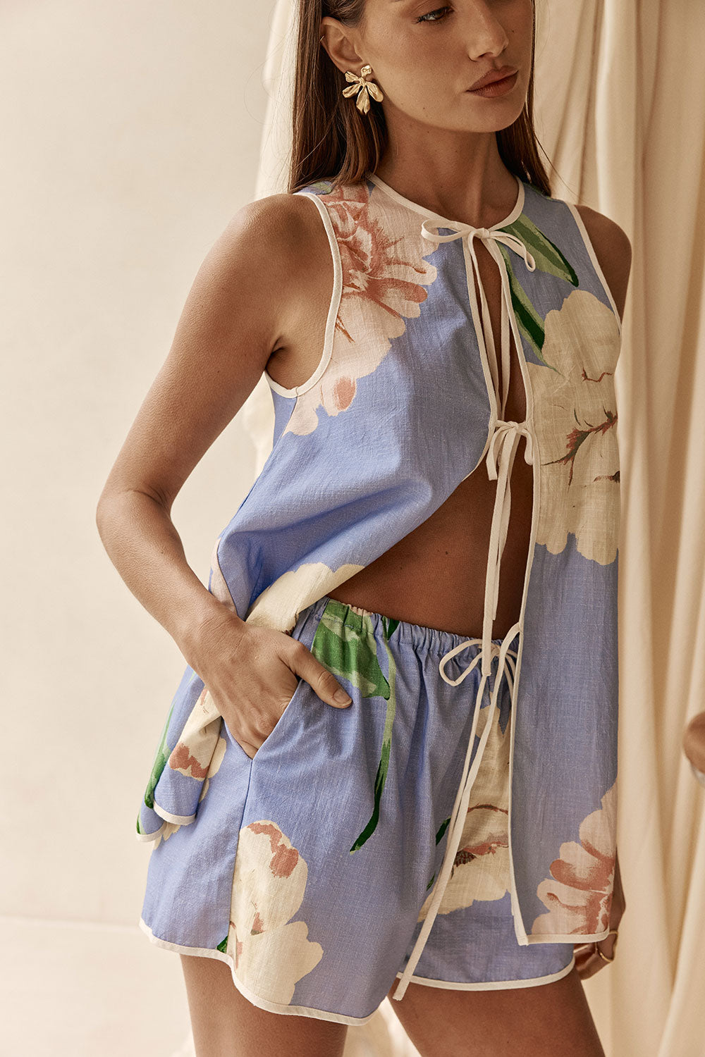 Berkley Shorts - Fiori Blue