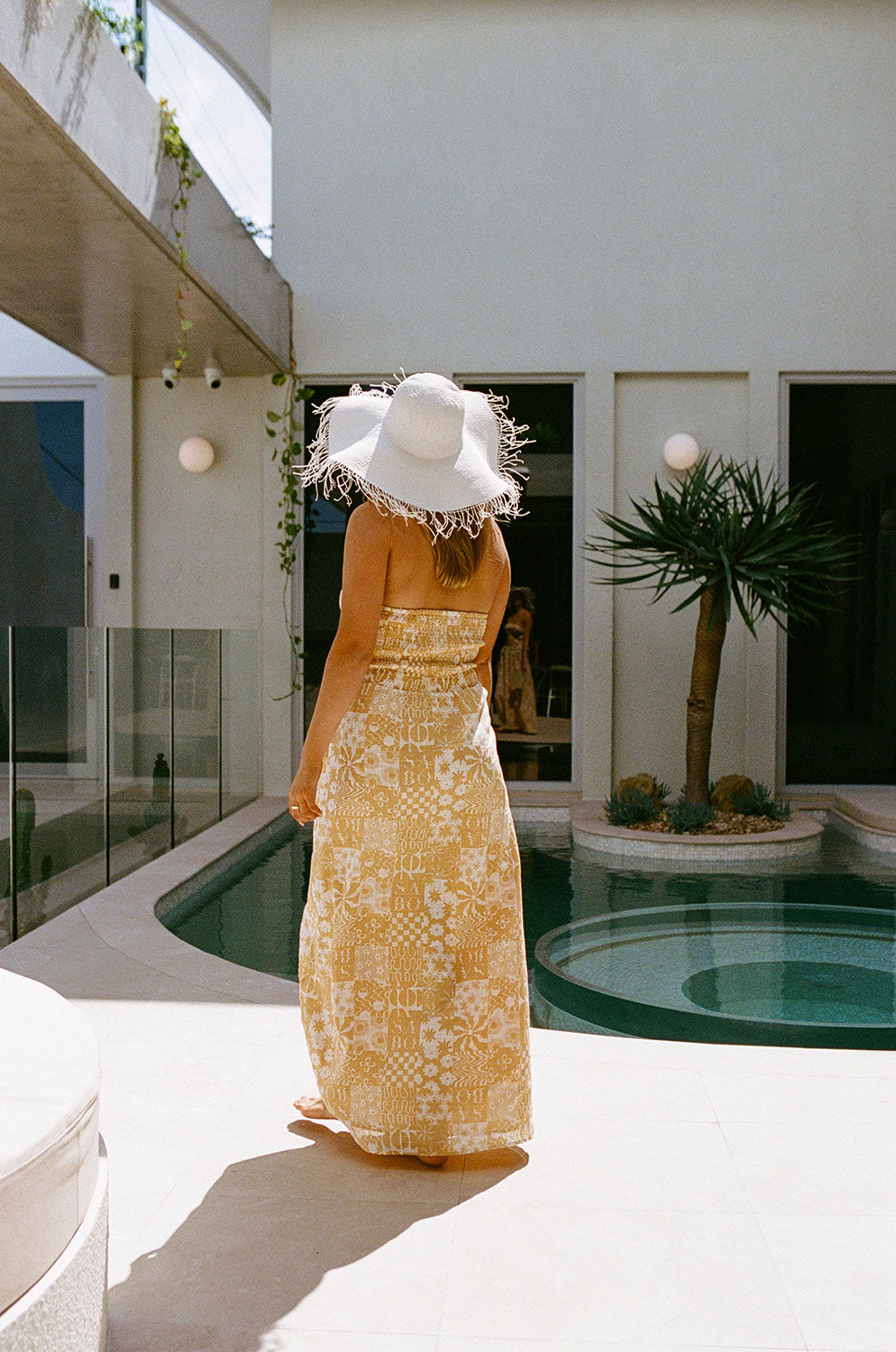 Strapless Boracay Maxi Dress - Tan