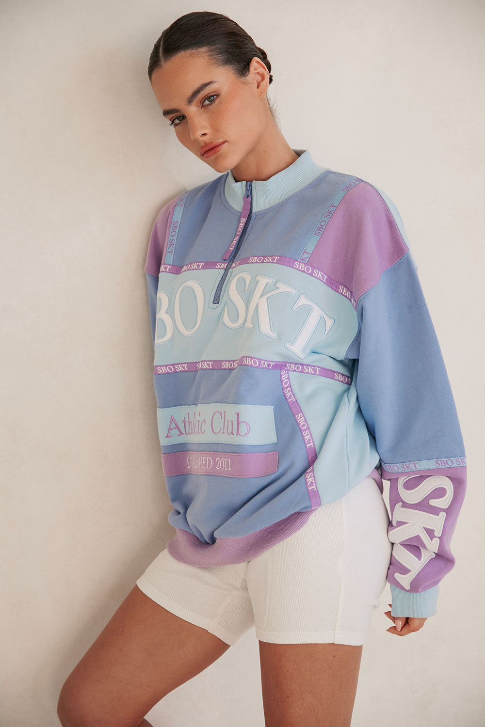 Purple Terry Oversized Vintage Buenos Sweater