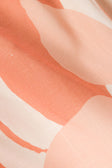 Peach Solanto Print Elastic Drawstring Ales Shorts