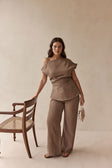 SAMPLE-Naomi Top - Chocolate