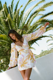 SAMPLE-Kona Wrap Dress - Paradise Floral