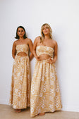 Strapless Boracay Maxi Dress - Tan