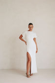 Gemini Maxi Dress - White