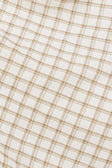 Beige Gingham Elastic Drawstring Charlie Shorts