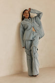 Poet Denim Pants - Light Blue