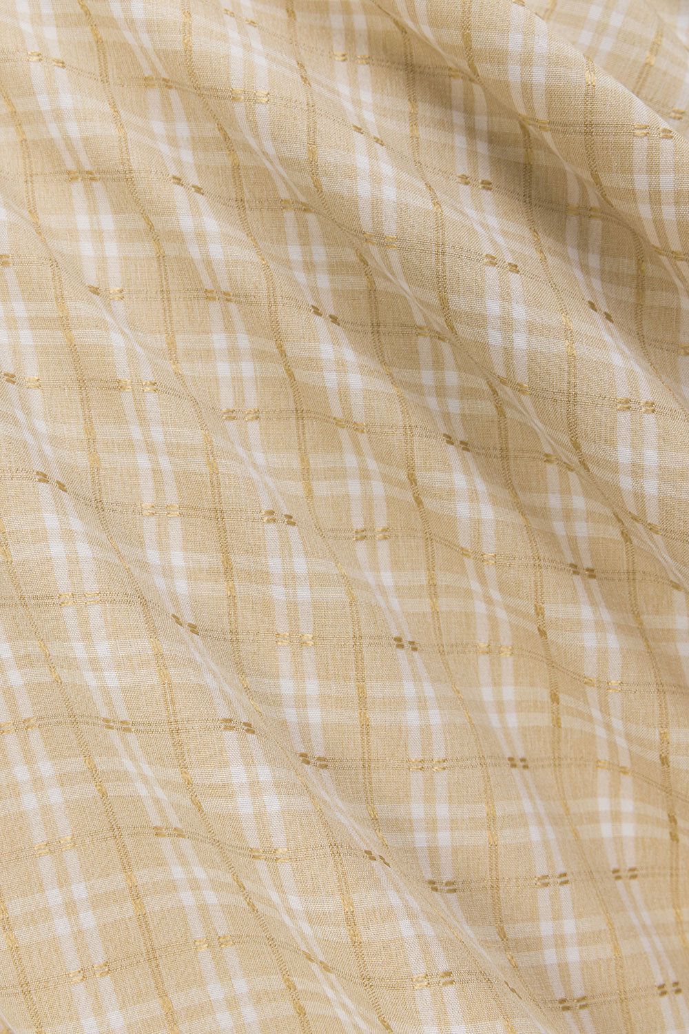 Khaki Gingham Strappy Maxi Lissa Dress