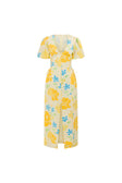 Amorita Midi Dress - Yellow