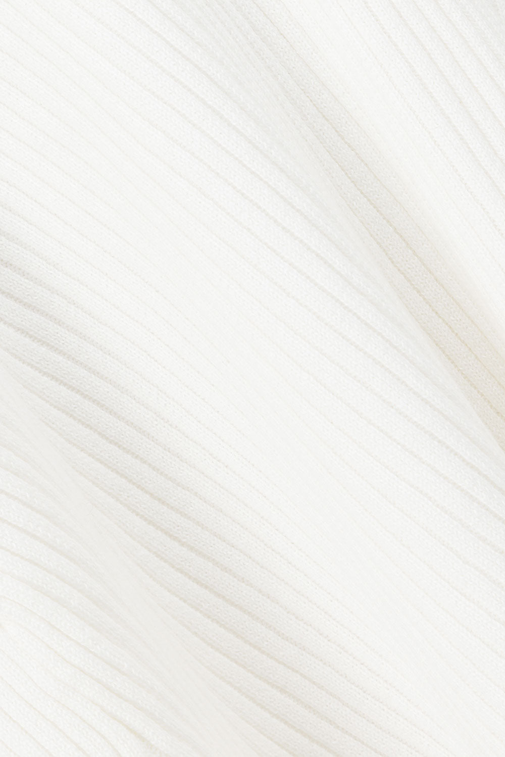 White Knit V Neck Maxi Paragon Dress