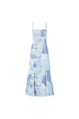 SAMPLE-Terazza Dress - Vaso Blu