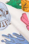 White Shell By The Sea Print Button Up Avery Top
