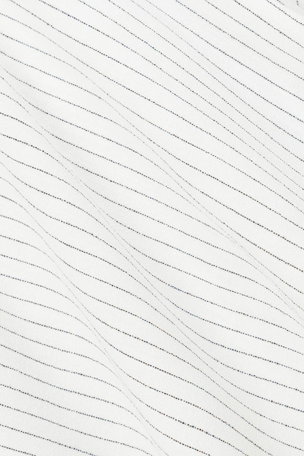 White Short sleeve Button Up Collar Kenny Top