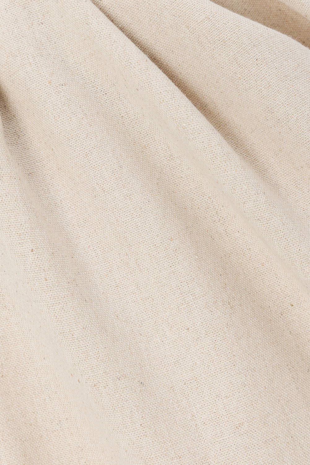 Beige Linen Blend Wide Leg Isa Trouser Pants