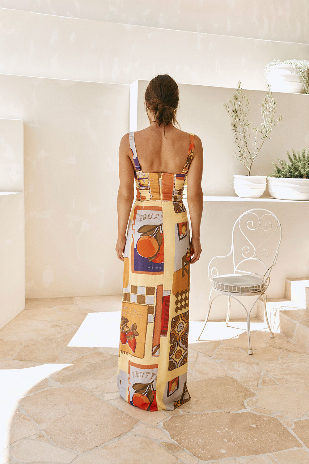 SAMPLE-Milana Dress - Villagio Yellow