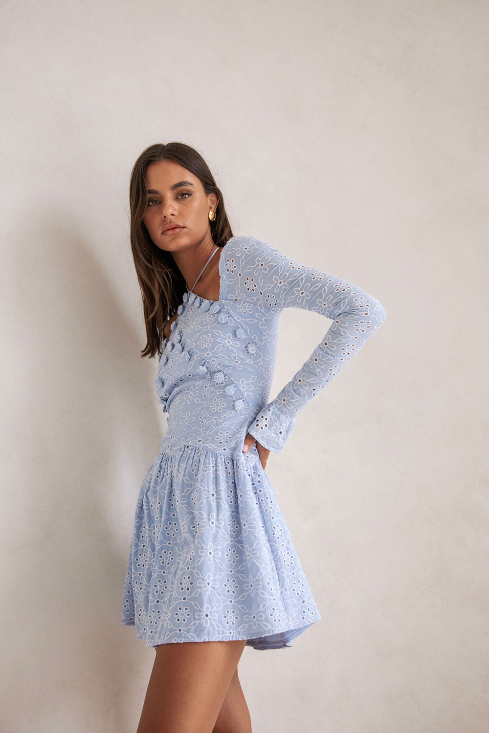 Jamille Button Dress