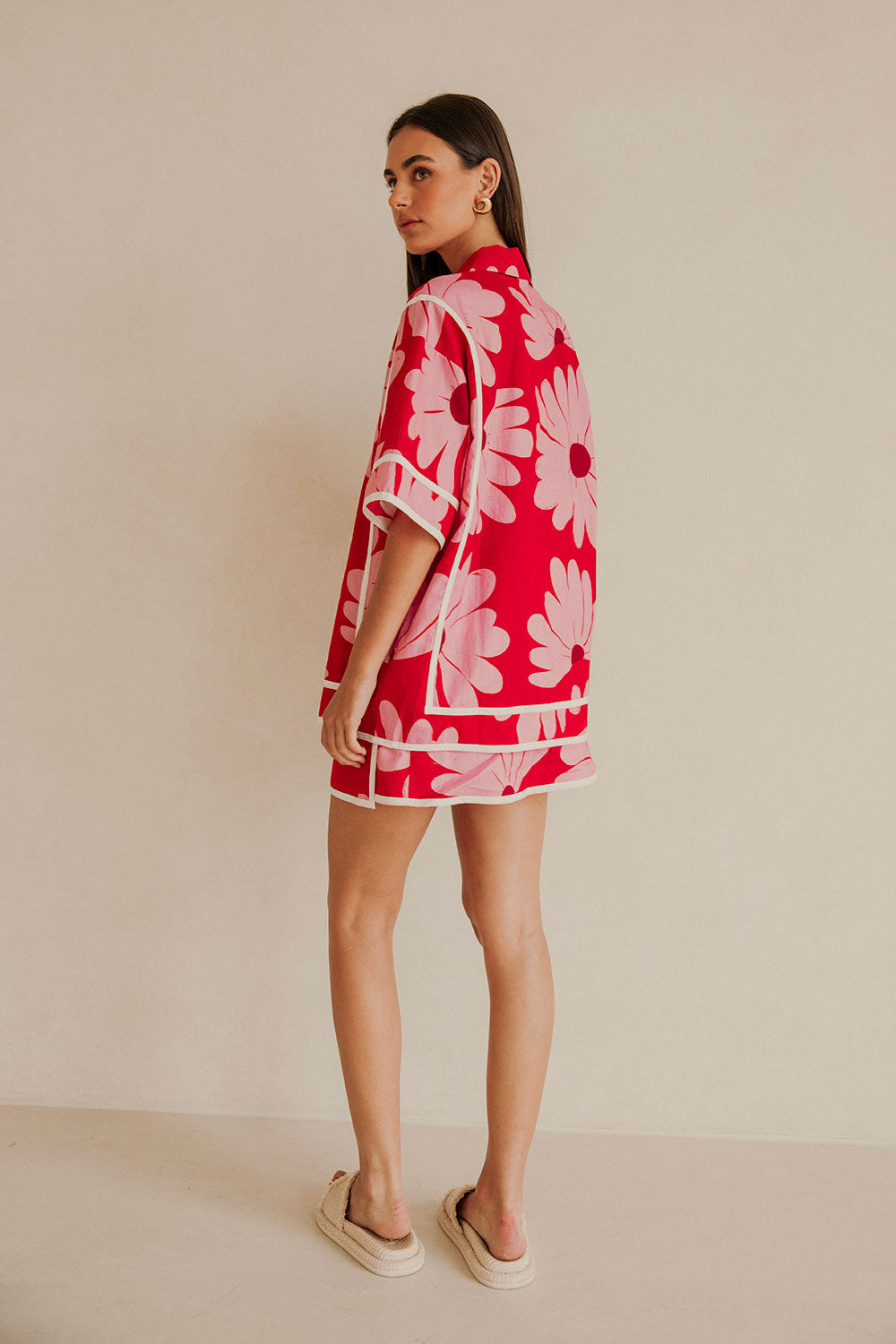 SAMPLE-Bowie Skirt - Daisy Red