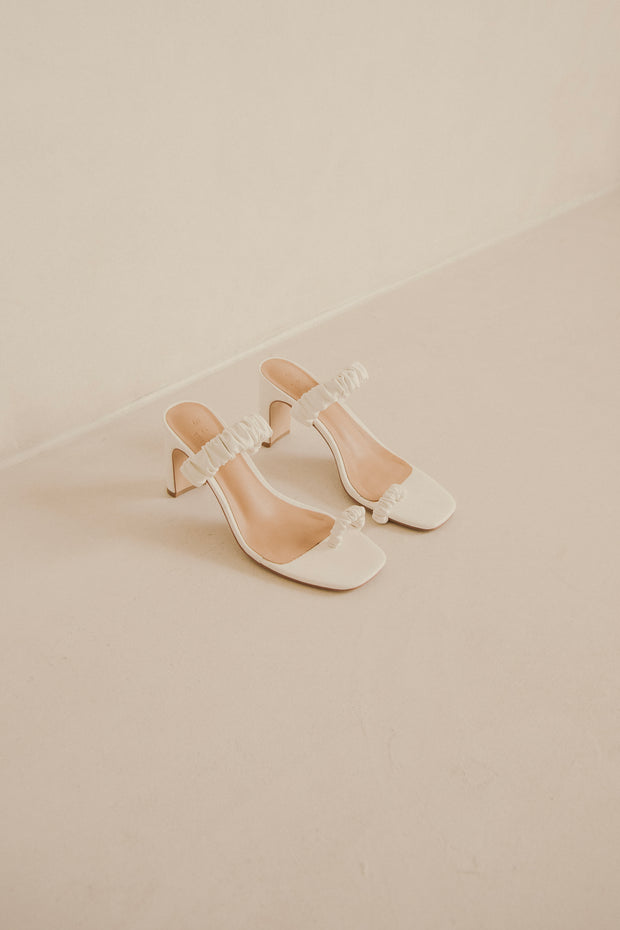 Catalina Heels - White