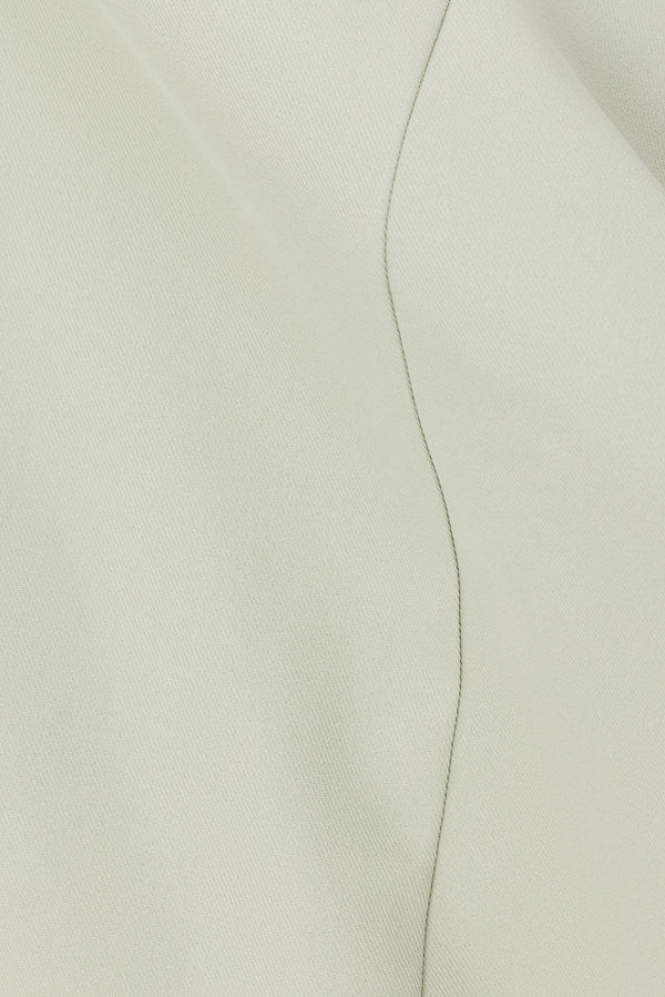 Mint Tailored Strapless Button Up Wrap Lavara Top