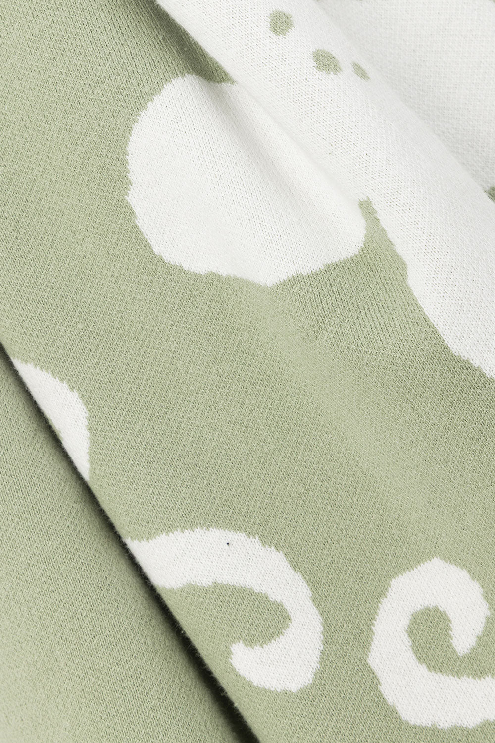 Green Ocean Relic Print Elastic Malani Pants