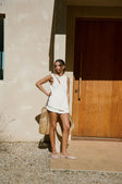 Cream Textured Cut Out Jojo Top