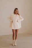 Off White Structured A Line Mini Solene Dress