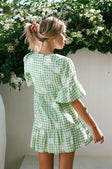 SAMPLE-Twyla Babydoll Dress - Gingham