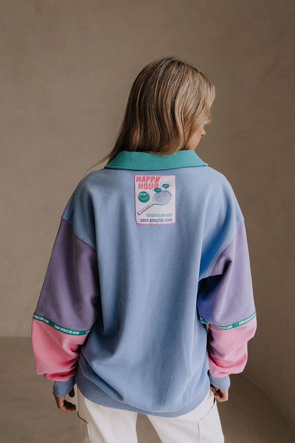 Pastel Pink Oversized Vintage Abbey Road Sweater