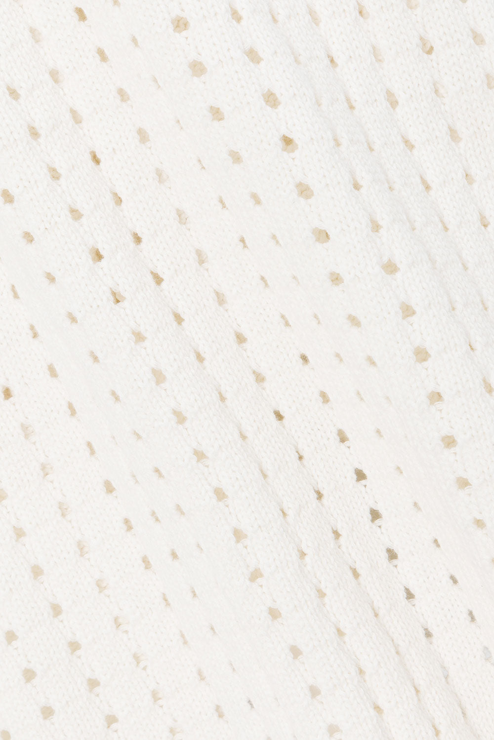 Nia Wrap Knitted Split Maxi Skirt - White