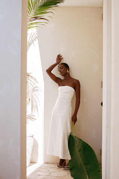 Estella Strapless Maxi Dress