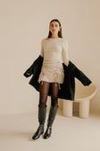Kalani Knit Mini Dress - Grey