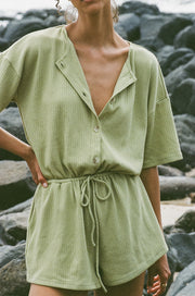 SAMPLE-Juniper Playsuit - Lime