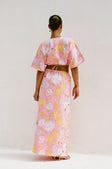Naya Wrap Maxi Skirt - Pink