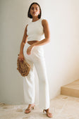 Yukio Knit Pants - White