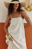 Melena Dress - Beige Flower
