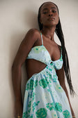 SAMPLE-Asher Dress - Corsage Blue