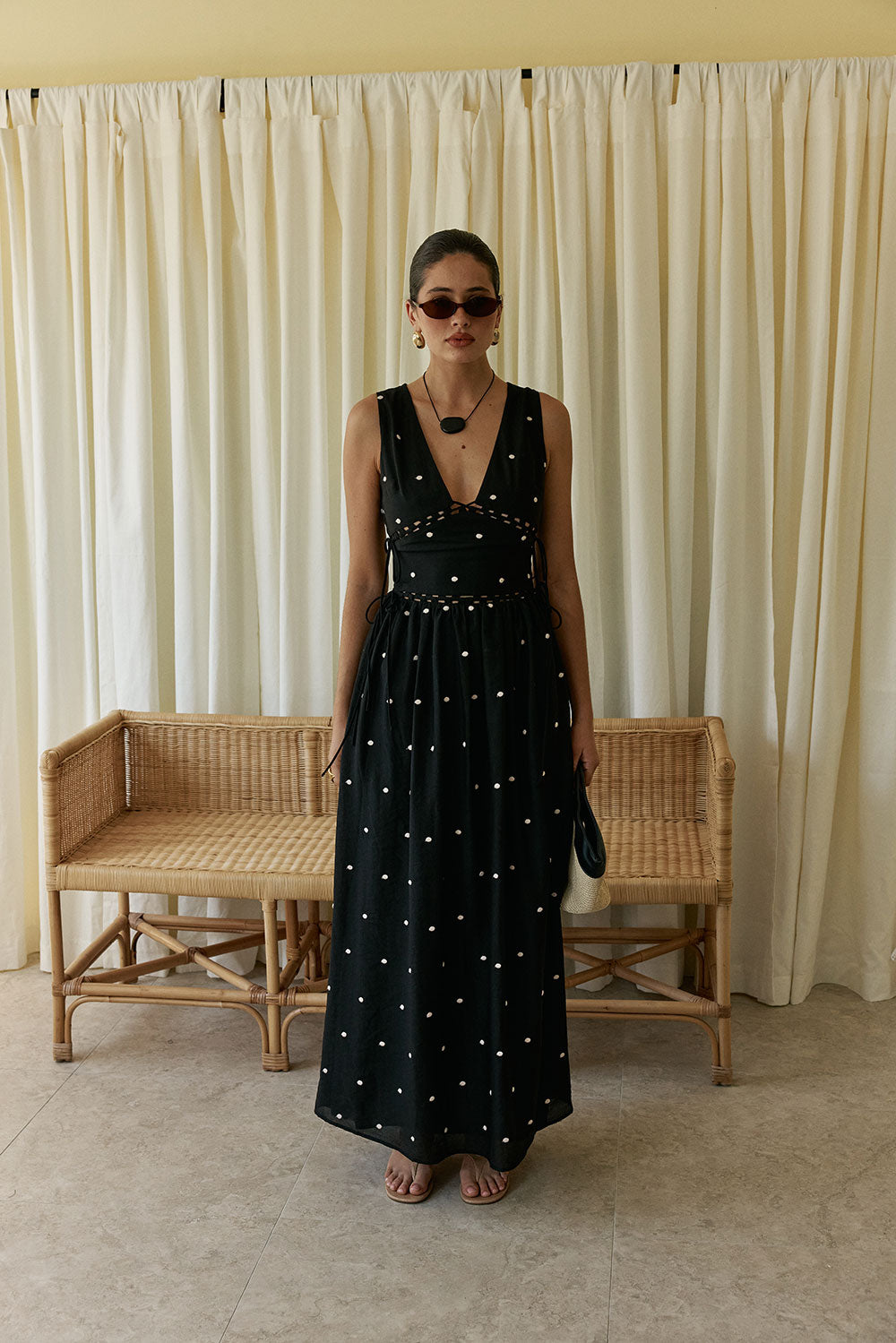 Franci Dress - Midnight Speck