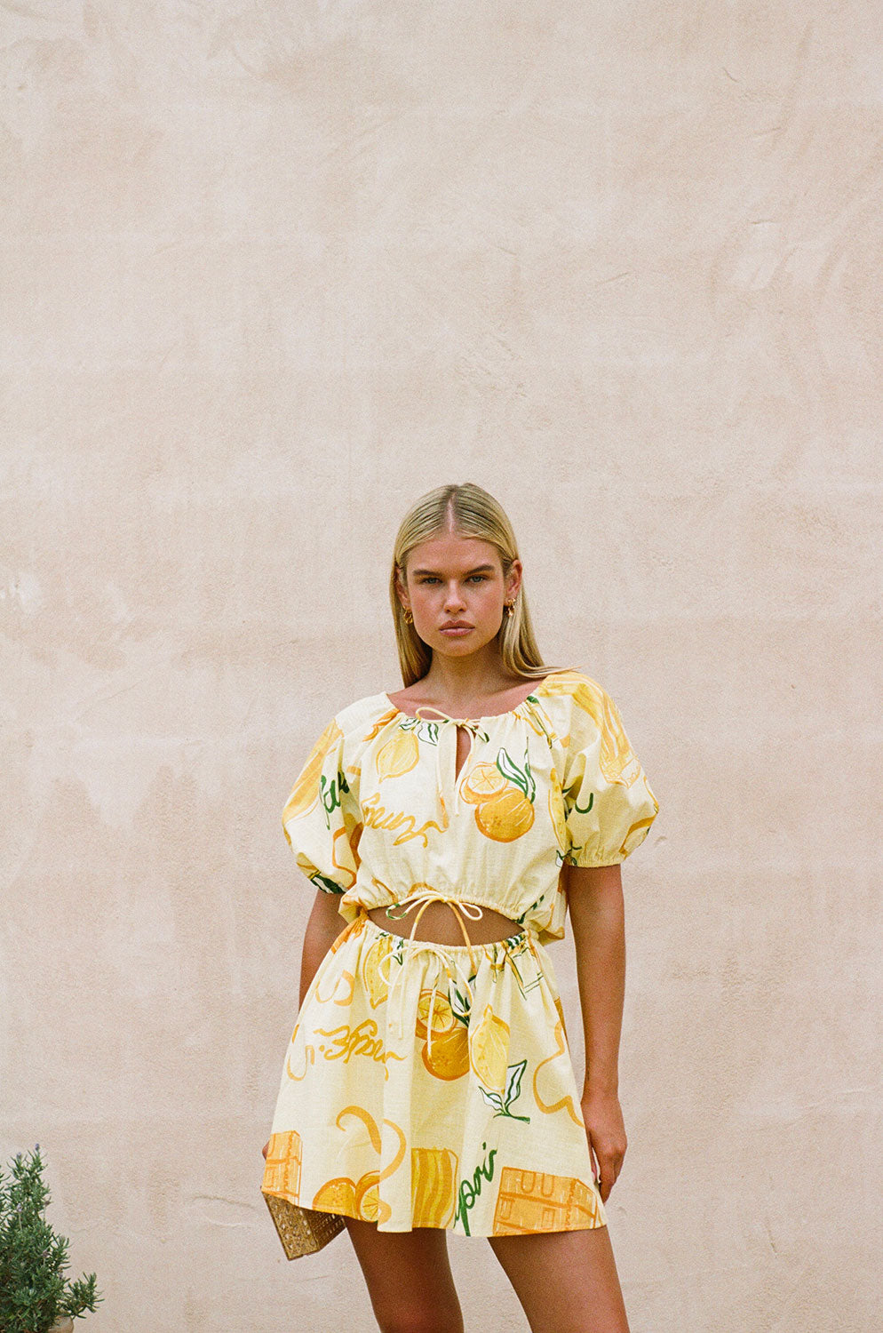 Milo Mini Dress - Yellow