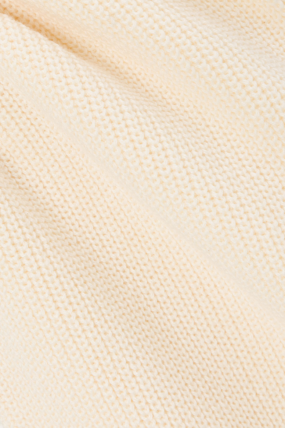 Cream Ribbed High Waist Alice Pants