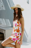 Strapless Aziza Mini Dress - Pink