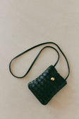 Black Woven Yuka Messenger Bag