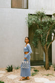 Marcelle Maxi Skirt - Blue