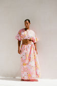Naya Wrap Maxi Skirt - Pink