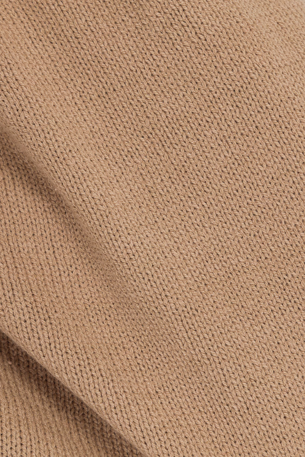 Brown Knit High Waist Elastic Della Pants