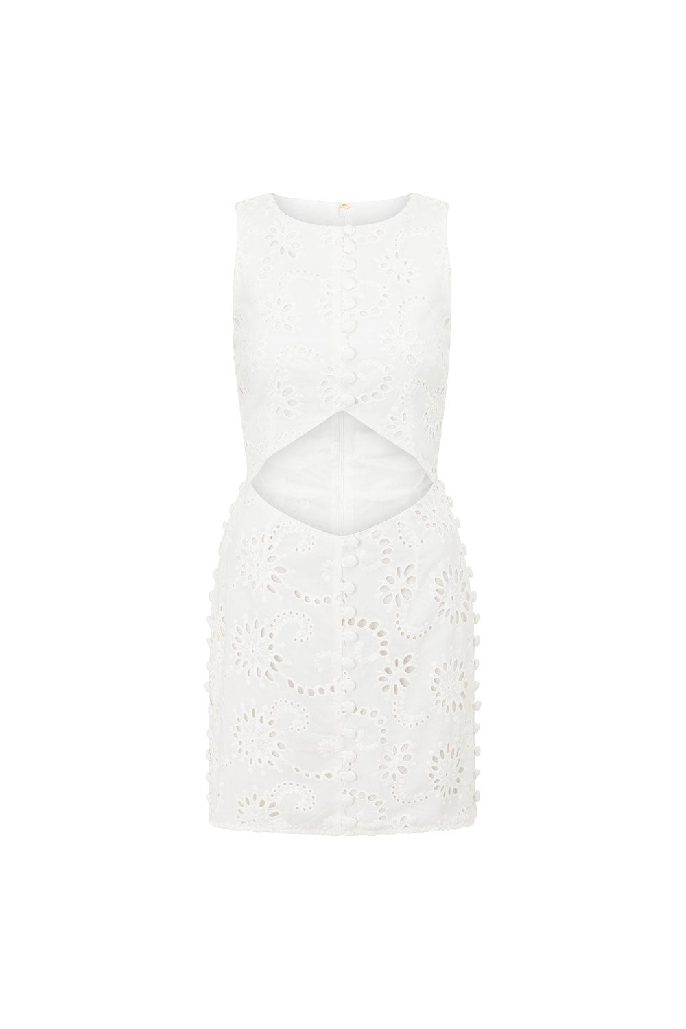 Marsielle Cutout Mini Dress - White