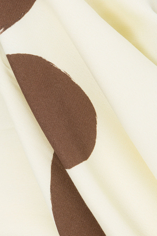 Galene Print V Neck Knot Zana Top