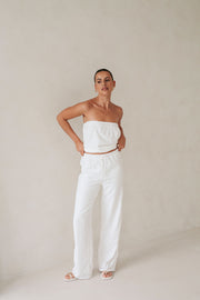 SAMPLE-Ellira Pants - White