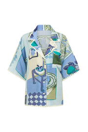 Kelia Shirt - Villagio Blue