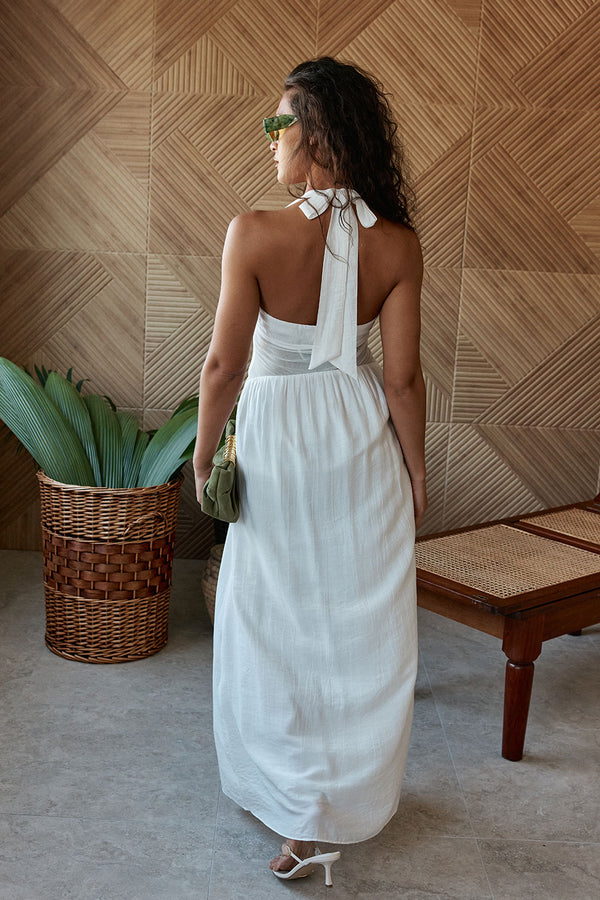 Arletta Dress - White