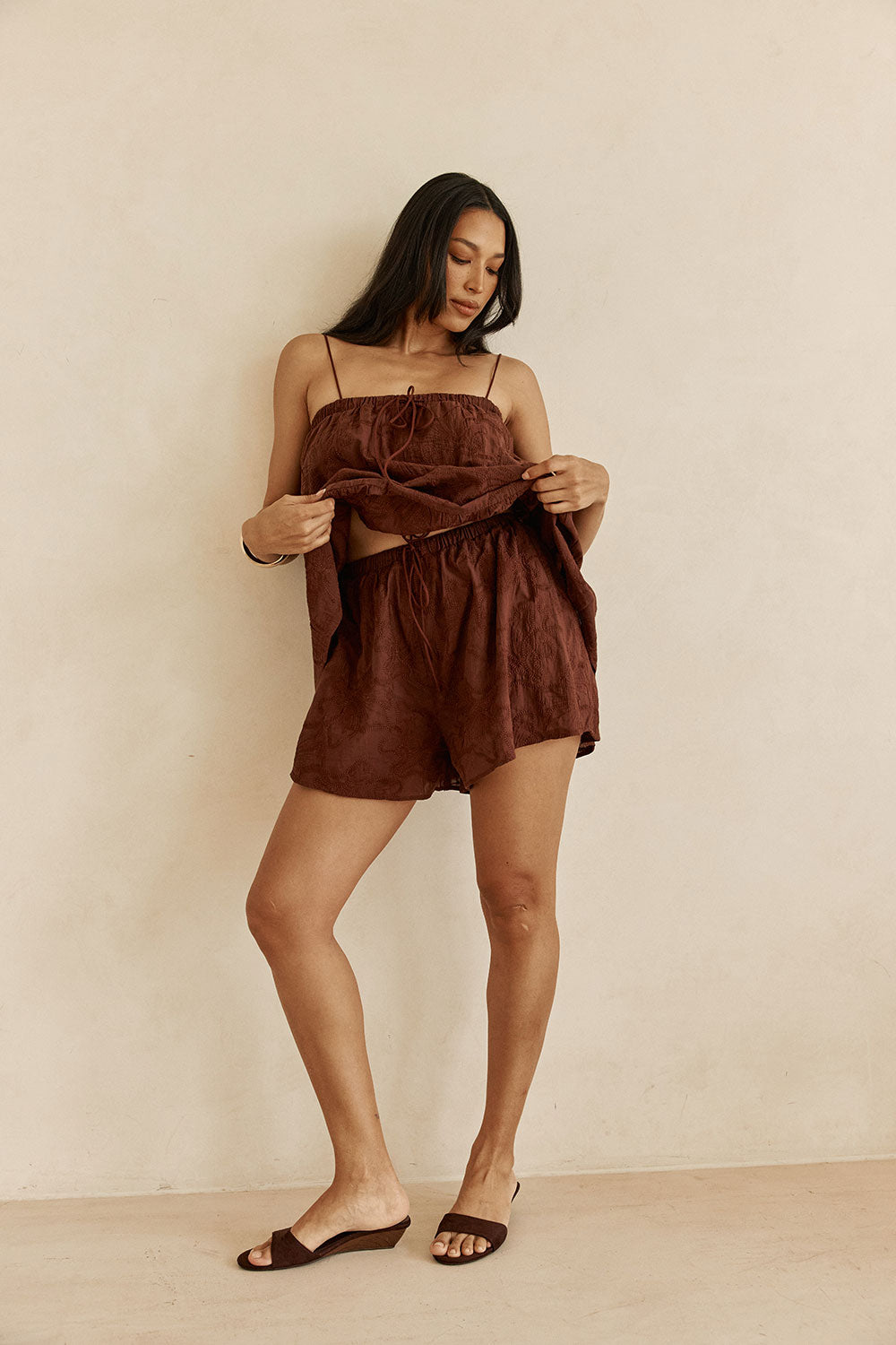 Hazel Shorts - Chocolate